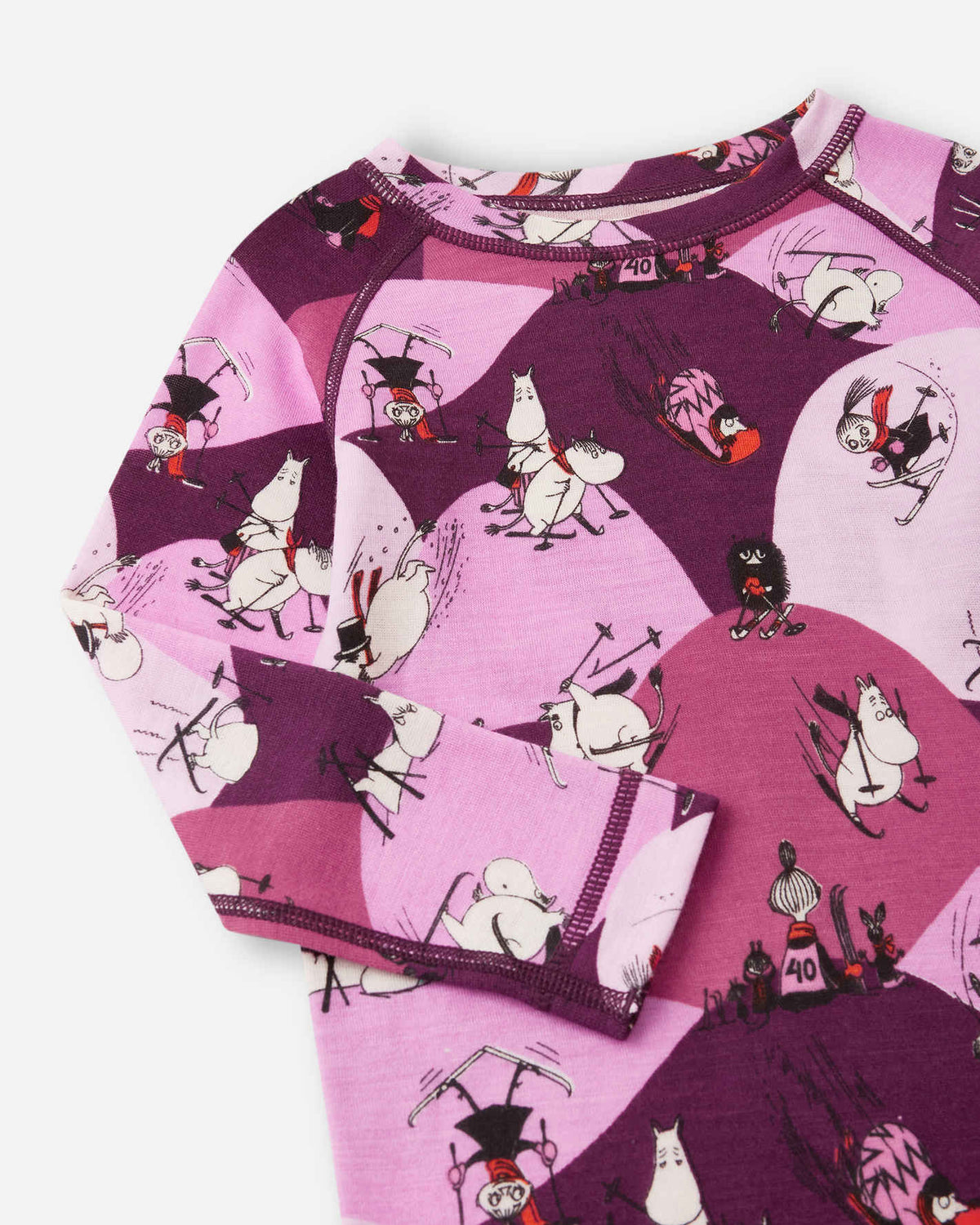 Ensemble de sous-vêtements techniques en laine mélangée Moomin Trivsam pour tout-petits