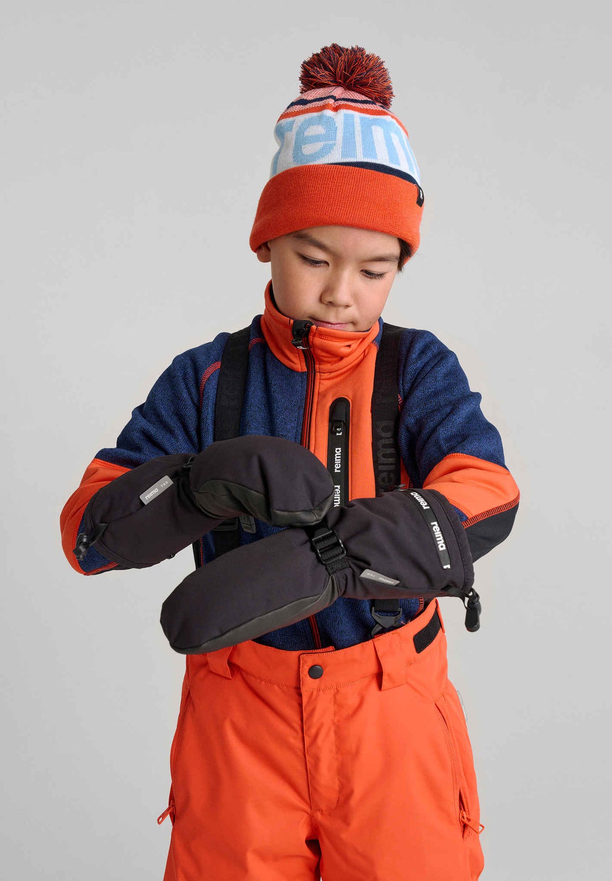 Mouffles de ski imperméables pour enfants Snoukka