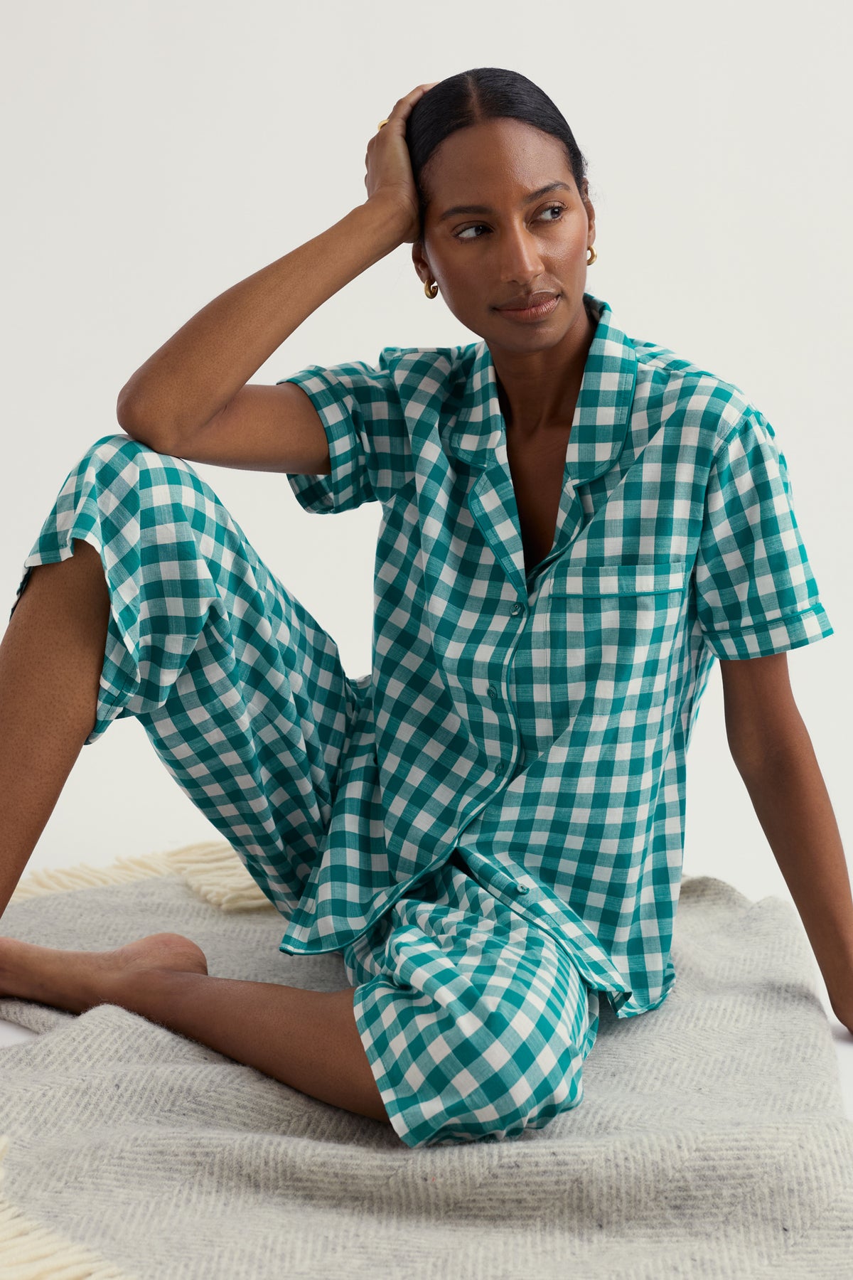 Nesting Bird Short Sleeve Pyjamas