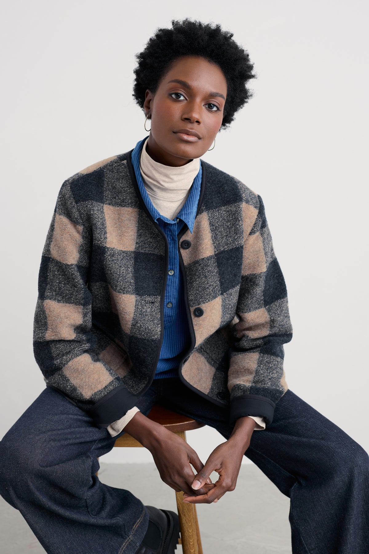 Merywen Checked Jacket
